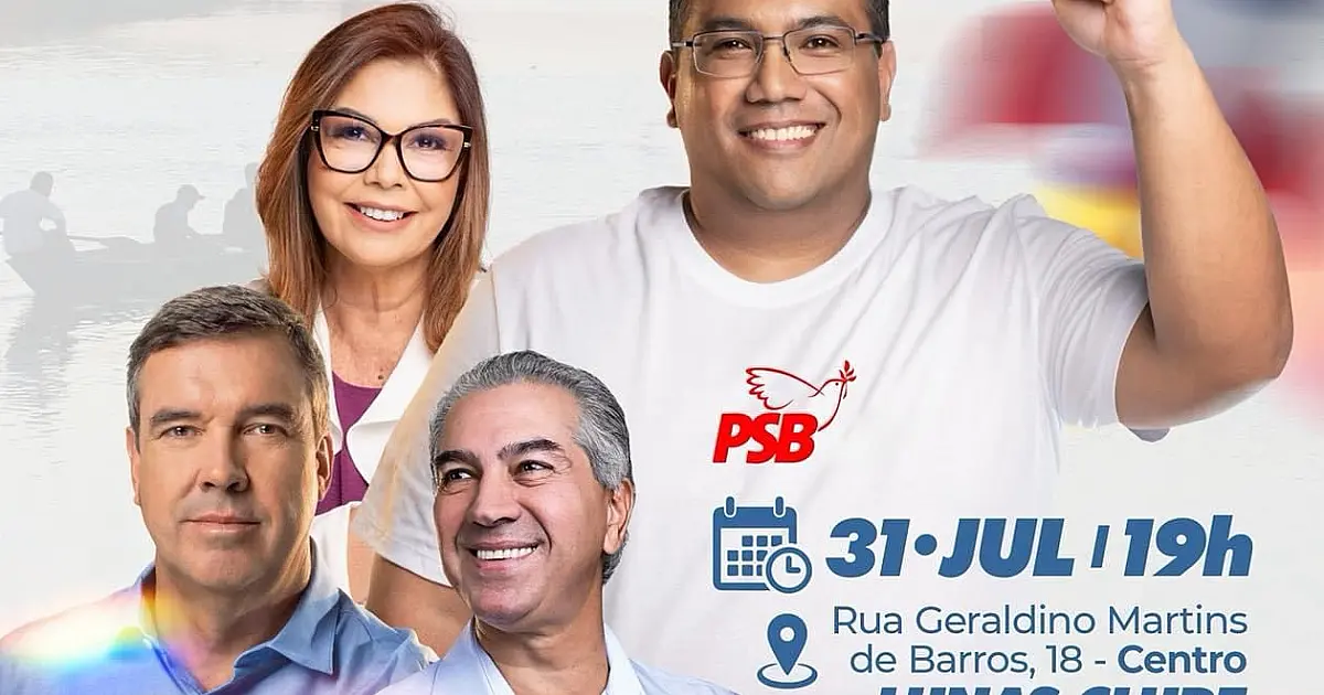 Convenção do PSB em Corumbá será dia 31 de julho