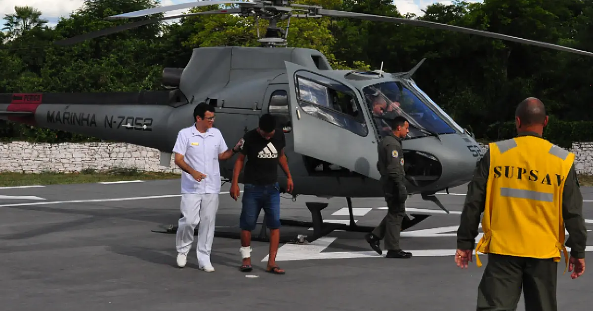 Vítima de picada de cobra é resgatada no Paiaguás