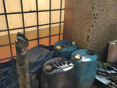 PF estoura ponto de venda de diesel contrabandeado na Bolívia