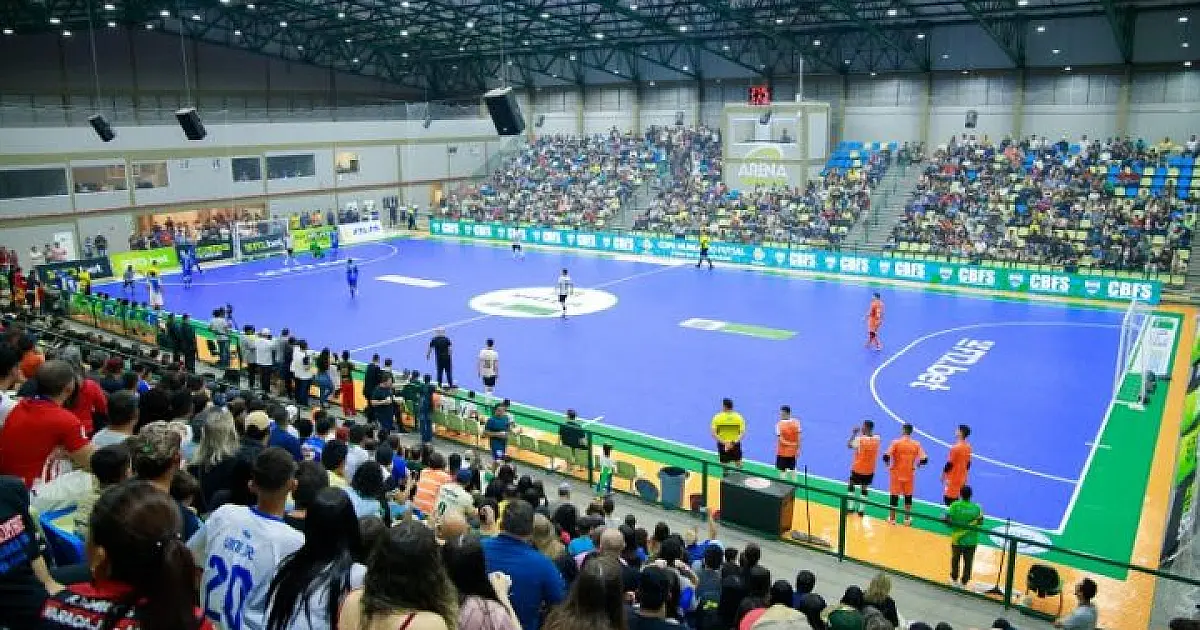 Arena Maracaju recebe a Supercopa Masculina de Futsal a partir de quarta-feira