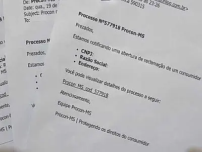 Procon/MS reforça alerta sobre mensagens falsas de notificação a empresas