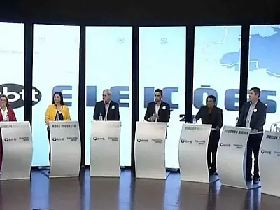 Com todos os temas livres, candidatos ao Governo de MS sobem o tom durante debate