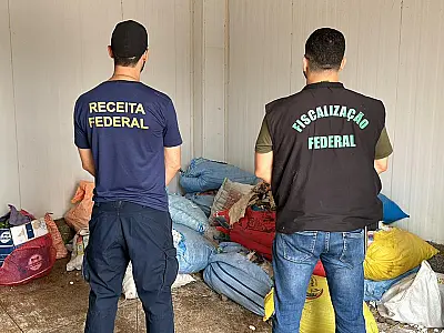 Fiscalização apreende cerca de 2t de mercadorias irregulares e 19 fetos de lhama