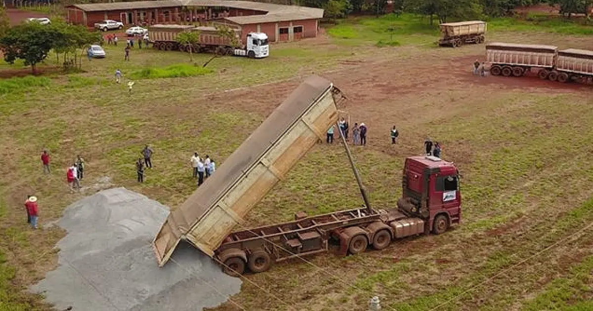 Agricultores familiares já podem solicitar frete de calcário