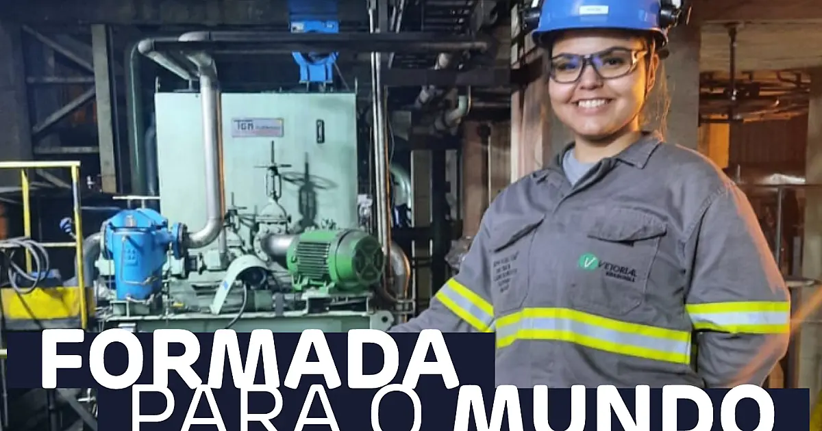 Técnica em metalurgia, Yasmin trabalha na área e faz duas faculdades