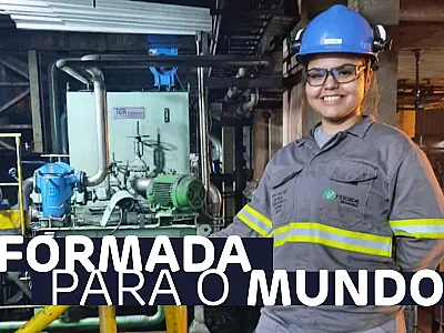Técnica em metalurgia, Yasmin trabalha na área e faz duas faculdades