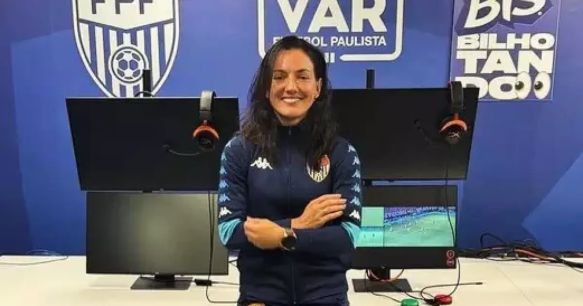 Árbitra de MS foi a comandante do VAR no jogo deste domingo