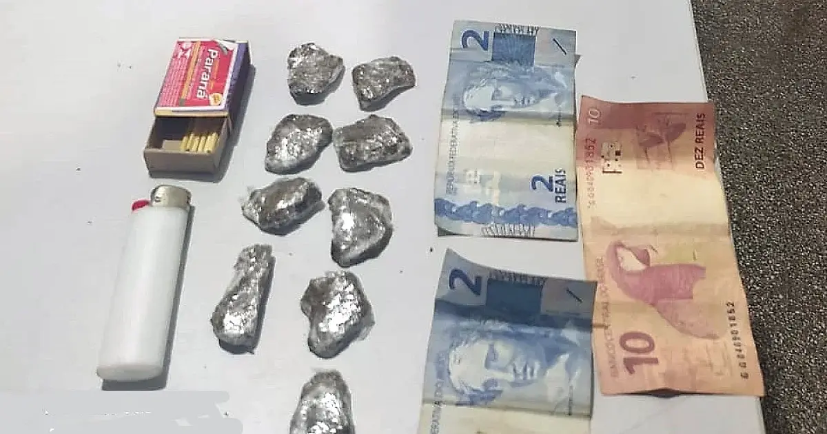 Rapaz é preso vendendo maconha no Poliesportivo