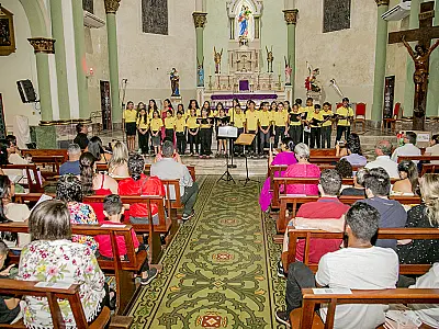 Cantata de Natal emociona fiéis no Santuário de Nossa Senhora Auxiliadora