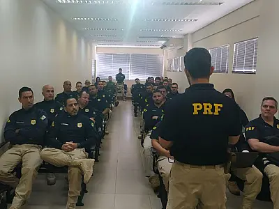 Policiais Rodoviários Federais participam de reciclagem para Fiscalização de Trânsito