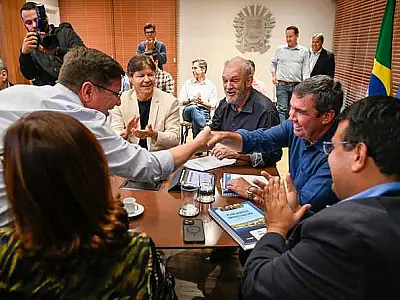 Em reunião com o governador, Bira pede pela construção de Arena Multiuso em Corumbá