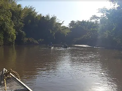 Dupla de pescadores são multados por pesca no rio Nioaque
