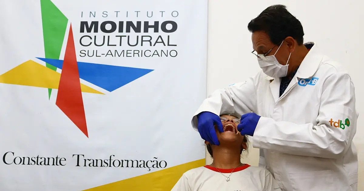 Turma do Bem realiza atendimento odontológico gratuito à participantes do Moinho Cultural
