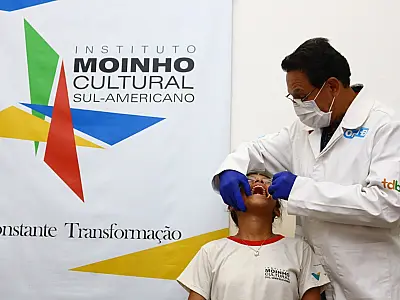 Turma do Bem realiza atendimento odontológico gratuito à participantes do Moinho Cultural