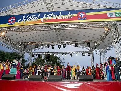 Natal Estrelado será dia 10 com show oficial da Galinha Pintadinha