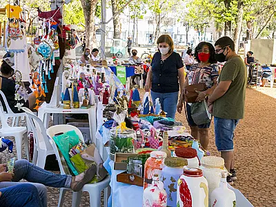 Jardim do Artesanato dá visibilidade para economia criativa de Corumbá