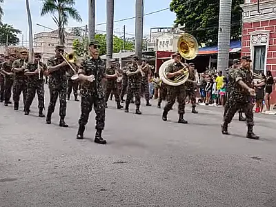 Banda de Música do Exército faz apresentação no Poliesportivo nesta terça-feira (16)