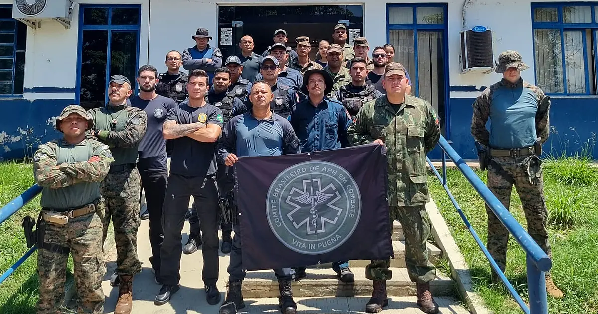 Agentes da segurança pública recebem treinamento de Atendimento Pré-Hospitalar com o BOPE