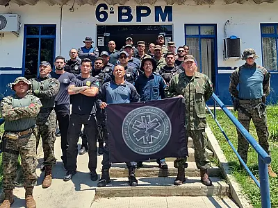 Agentes da segurança pública recebem treinamento de Atendimento Pré-Hospitalar com o BOPE