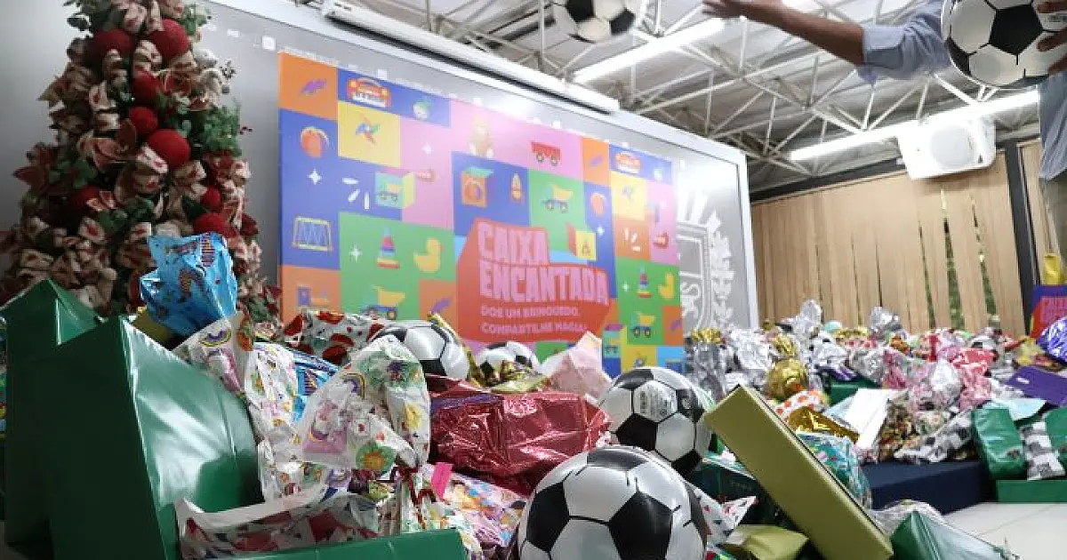 Campanha 'Caixa Encantada' encerra arrecadação de brinquedos com evento nesta segunda
