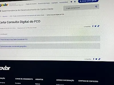 Solicitações de financiamento pelo FCO já podem ser feitas on-line no site da Sudeco