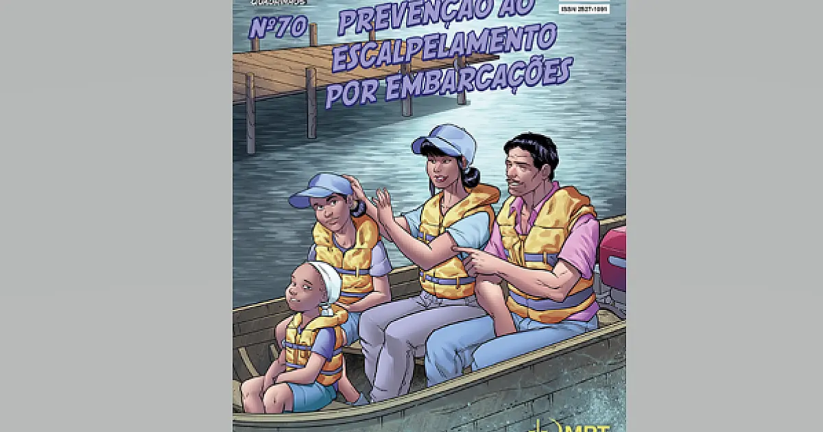 MPT lança história em quadrinhos sobre escalpelamento por embarcações