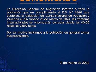 Fronteira será fechada a partir da meia noite deste sábado (23)