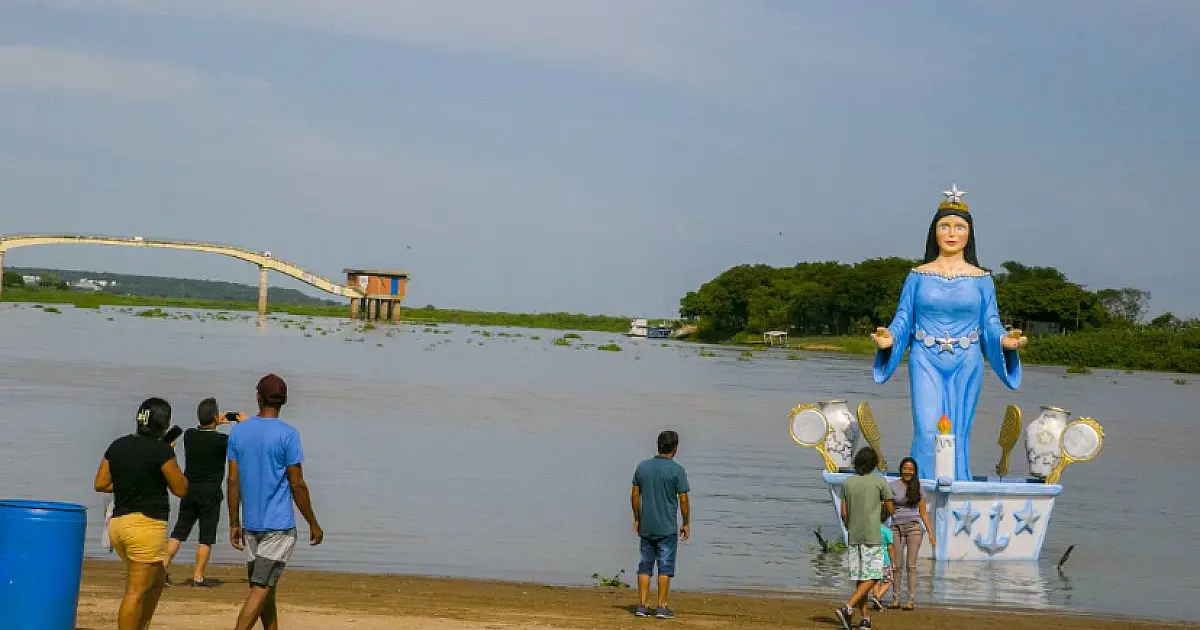 Louvação à Iemanjá acontece hoje e amanhã na Prainha do Porto Geral