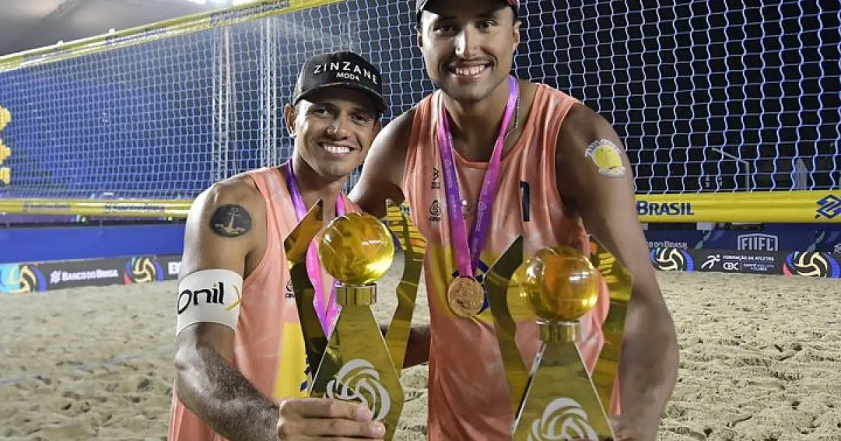 Arthur Mariano é campeão da temporada 2024 do Circuito Brasileiro de Vôlei de Praia