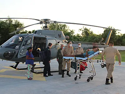 Idoso com sintomas de AVC é resgatado por aeronave no Pantanal