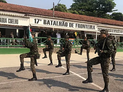 Dia do Soldado é celebrado no 17&ordm; Batalhão de Fronteira