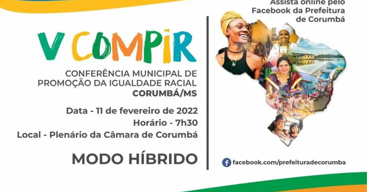 Conferência de Promoção da Igualdade Racial acontece nesta sexta em Corumbá