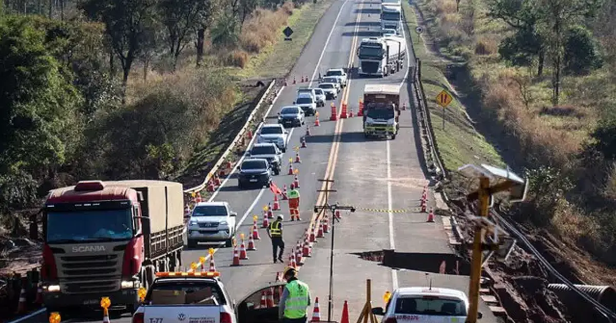 PRF divulga rotas alternativas devido rompimento de barragem na BR 163