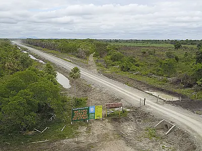 Estrada que liga ponte do Naitaca a rodovia tem previsão de entrega antecipada para janeiro de 2022