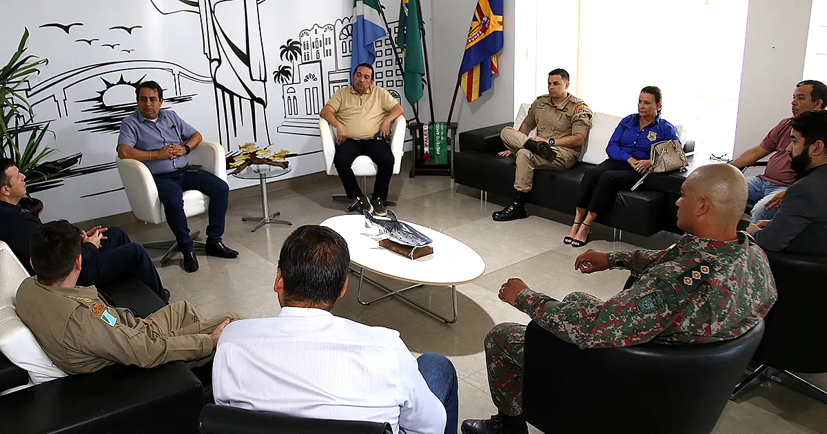 Prefeito reforça apoio às ações do Conselho de Segurança Pública de Corumbá