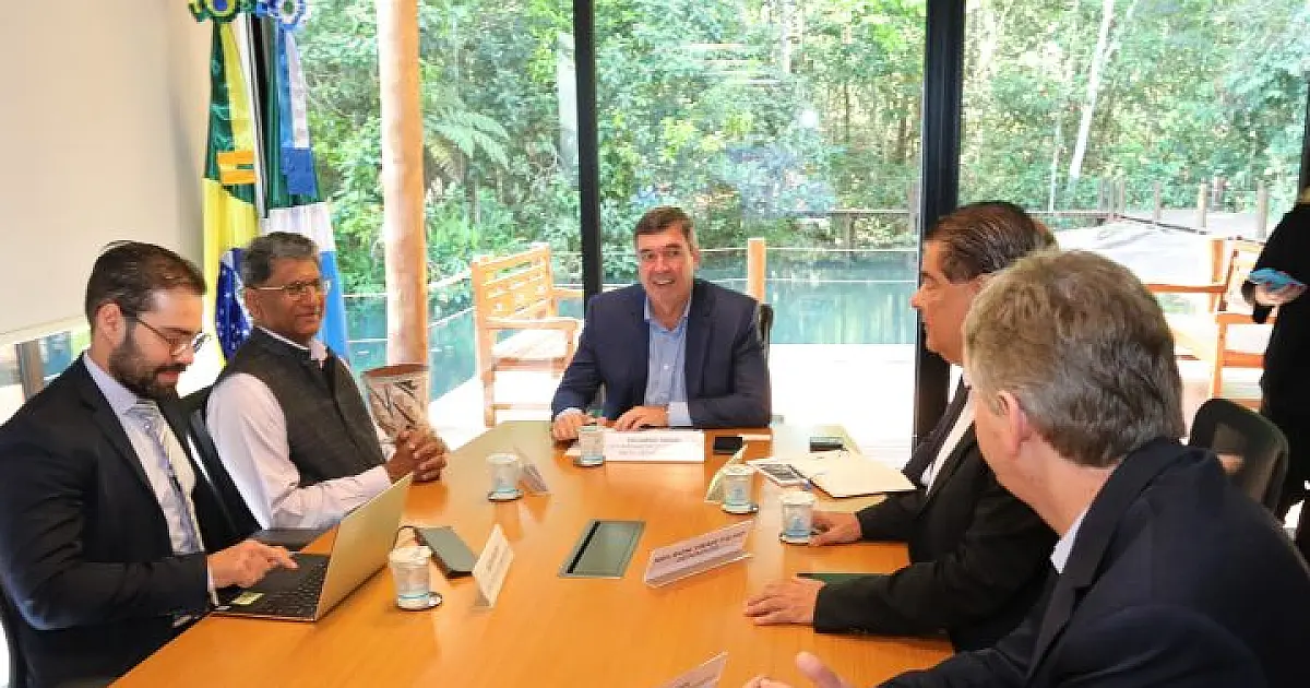 Governo apresenta potencial econômico de MS para embaixador da Índia