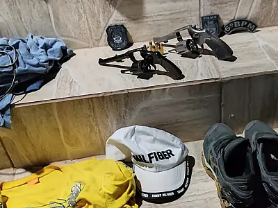 Em ação conjunta, PM e Polícia Civil prendem autores de roubo e recupera moto