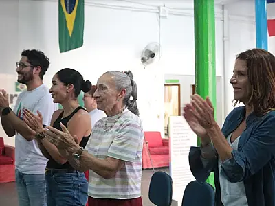 Instituto Moinho Cultural Sul-Americano recebe visita internacional