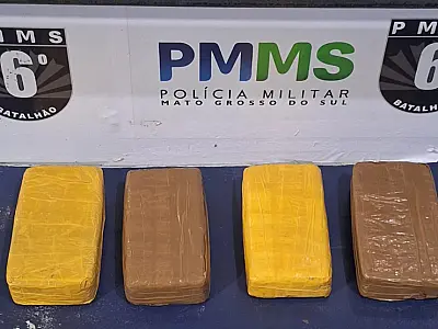 PM Apreende mais de 4 kg de Pasta Base no Posto Lampião Aceso