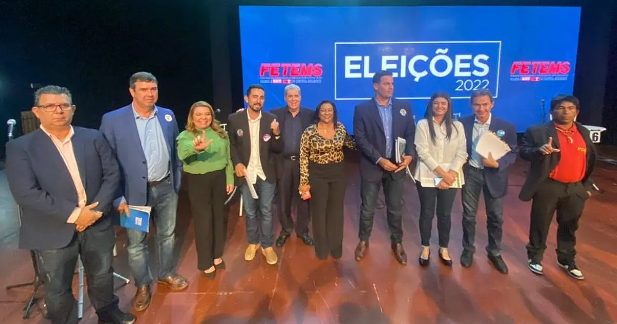 Candidatos ao governo de MS expõem propostas em debate realizado pela Fetems
