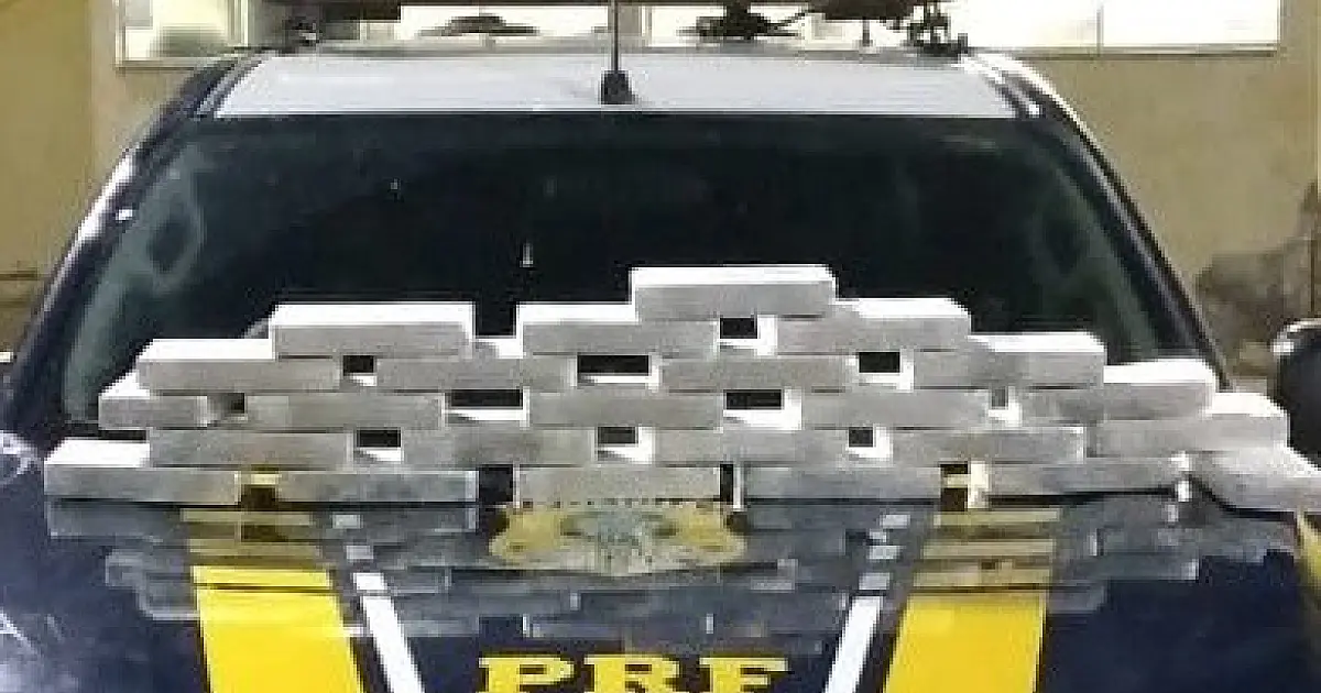 PRF apreende 31,3 Kg de cocaína e prende nove pessoas em Corumbá