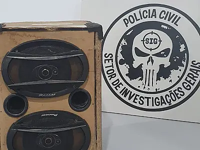 Caixa de som furtada é recuperada e autor preso no bairro Cervejaria