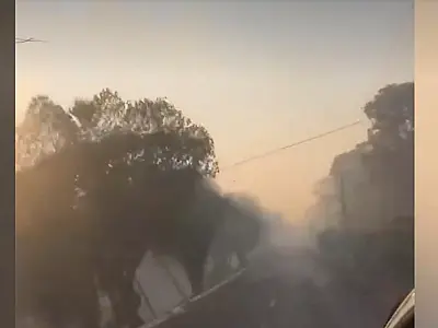 Fumaça volta a encobrir área urbana de Corumbá