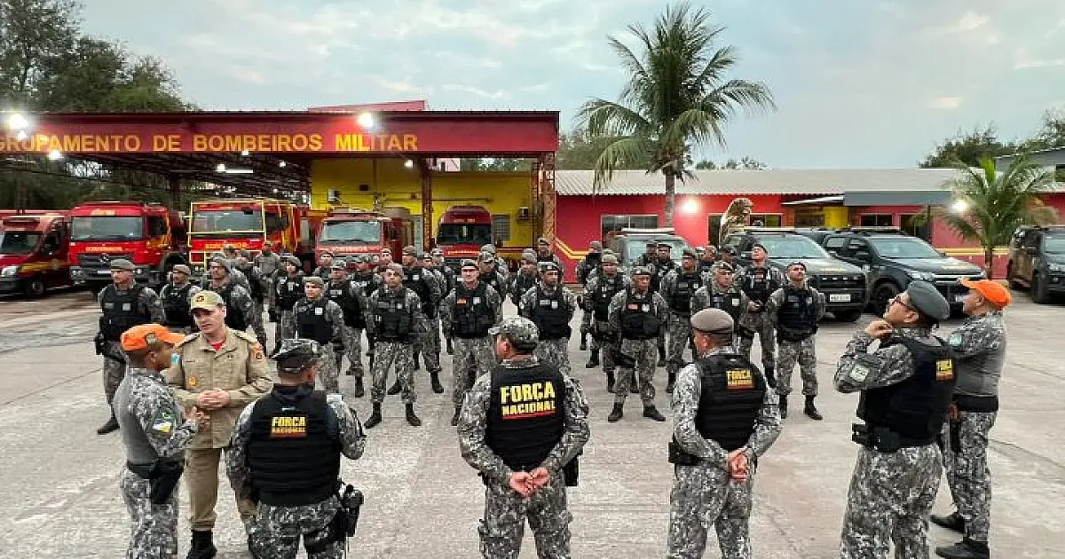 Mais uma equipe da Força Nacional chega ao Pantanal para ajudar no combate aos incêndios