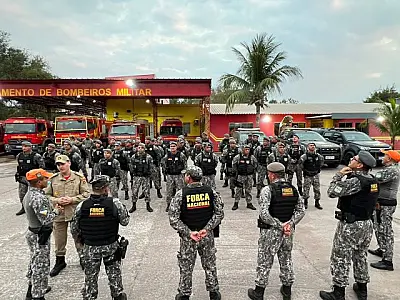 Mais uma equipe da Força Nacional chega ao Pantanal para ajudar no combate aos incêndios