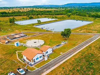 Mais de 62% do estado já possui esgotamento sanitário