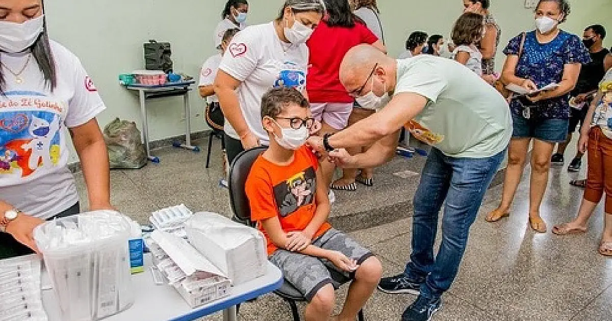 Corumbá começa vacinação contra Covid-19 em crianças