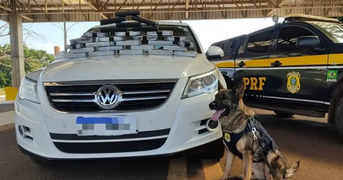 Motorista que seguia de Corumbá para Capital é flagrado com 28 kg de cocaína