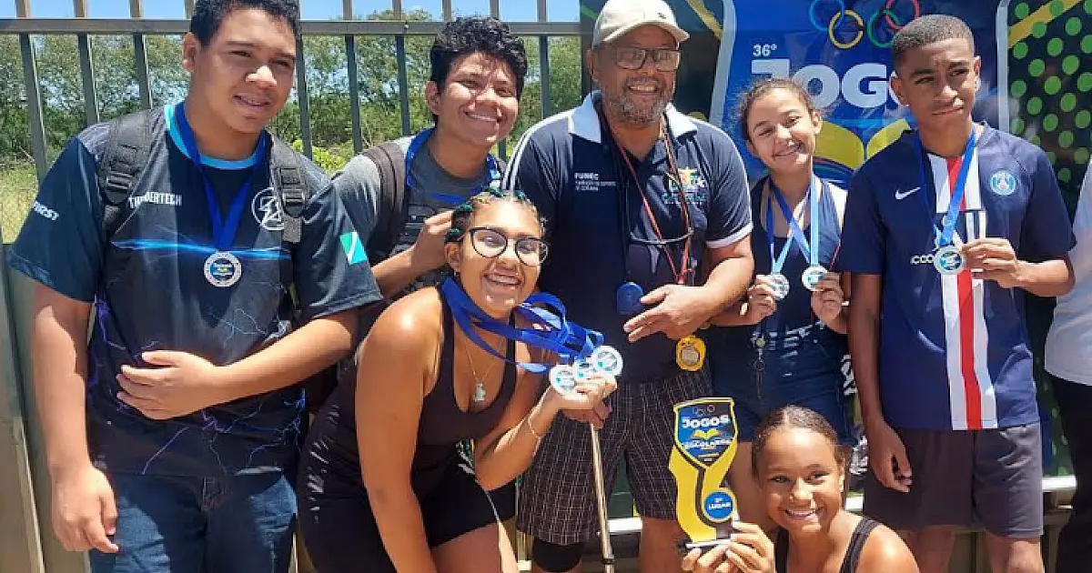 Escola Sesi de Corumbá é destaque na natação dos Jogos Escolares municipais