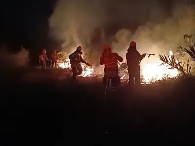 Equipes apagam o fogo no Nabileque e atuam no controle dos focos no Paraguai Mirim